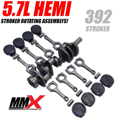 392 HEMI 5.7L Based Forged Stroker Kit 03-up Dodge,Jeep,Chrysler - Click Image to Close